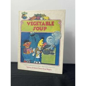 Sesame‎ Street Vegetable Soup Golden Press Book vintage